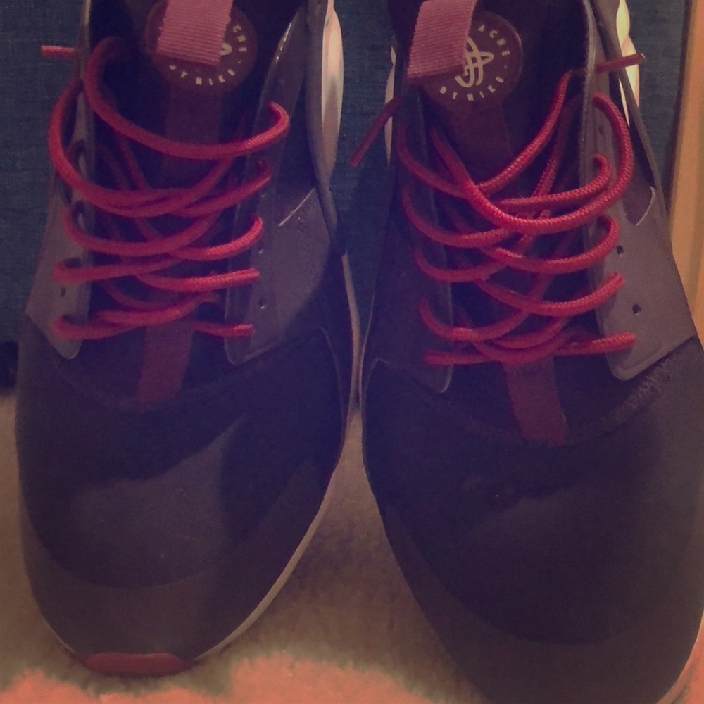 Red Nike shoes!